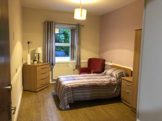 bright clean bedroom